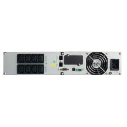 Effekta MTD RT Lineinter. USV,2000VA, 45min bei cos phi 0,7 , MTD2000RT, USB+RS232, Schwarz, Tower/19", - 207114 - 1