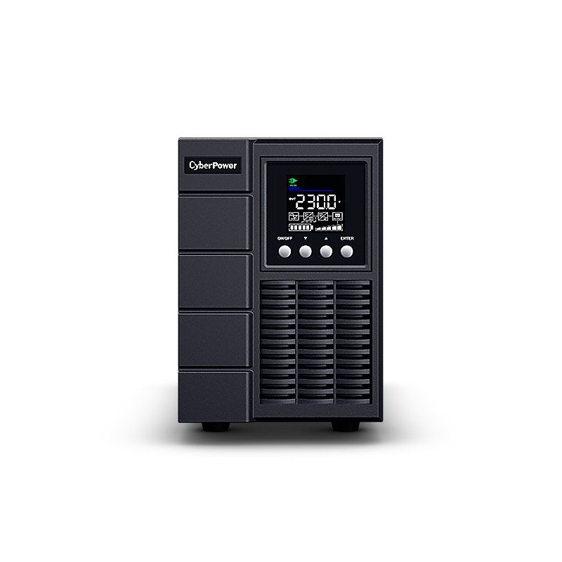 CyberPower USV, OLS Tower-Serie, 2000VA/1800W, On-Line, LCD, USB/RS232, - 212844 - 1