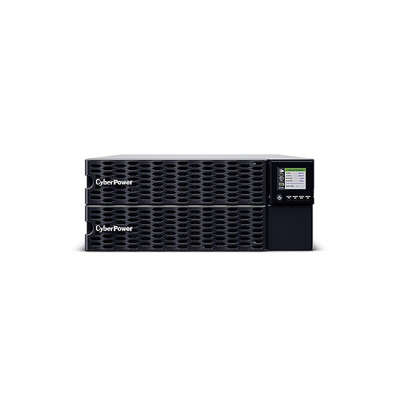 CyberPower USV, OL Tower/19"-Serie, 10000VA/10000W, 4HE, On-Line, LCD, USB/RS232, ext. Runtime, Inkl. RMCARD205, - 214177 - 2