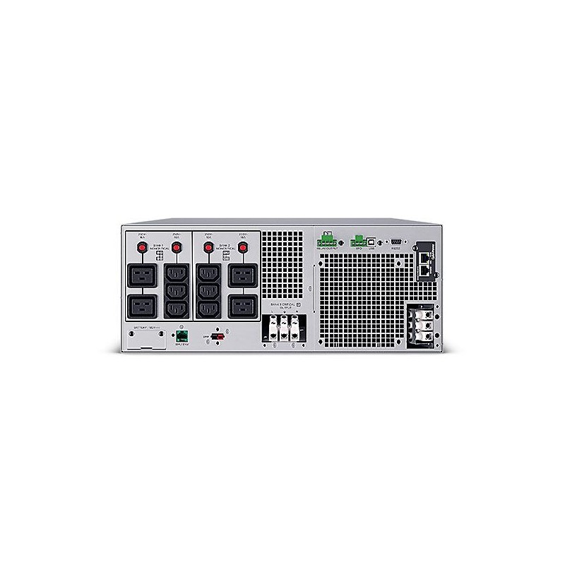 CyberPower USV, OL Tower/19"-Serie, 10000VA/10000W, 4HE, On-Line, LCD, USB/RS232, ext. Runtime, Inkl. RMCARD205, - 214177 - 3
