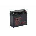 Effekta e.g. battery 12V/ 18Ah, 10-year batteries, F13/M5 screw connection - 217237 - 1
