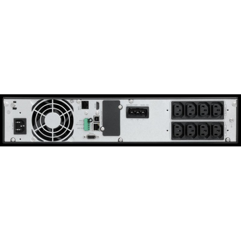 Effect Online-USV, 1000VA, 6min bei cos phi 0.7, LCD-Display, ADIRA RT, Tower/19", 2HE, - 219031 - 1