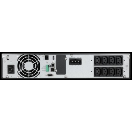 Effect Online-USV, 1000VA, 6min bei cos phi 0.7, LCD-Display, ADIRA RT, Tower/19", 2HE, - 219031 - 1