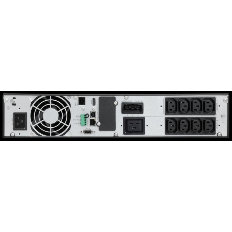 Effect Online-USV, 3000VA, 3min bei cos phi 0.7, LCD-Display, ADIRA RT, Tower/19", 2HE, - 219035 - 1