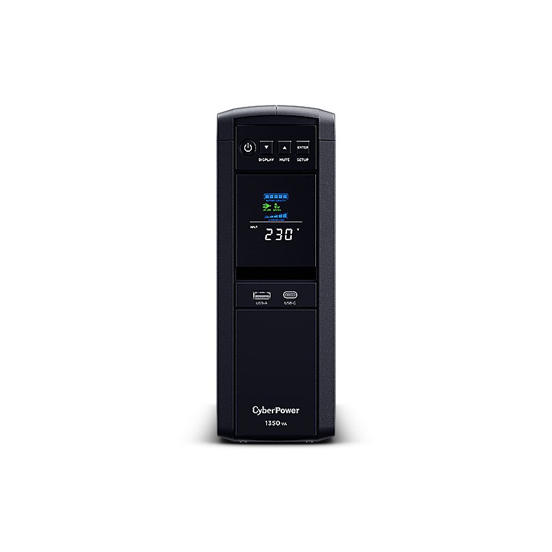 CyberPower USV, PFC-Serie, 1350VA/810W, Line-Interactive, reiner Sinus, USB/RS232, - 223897 - 2