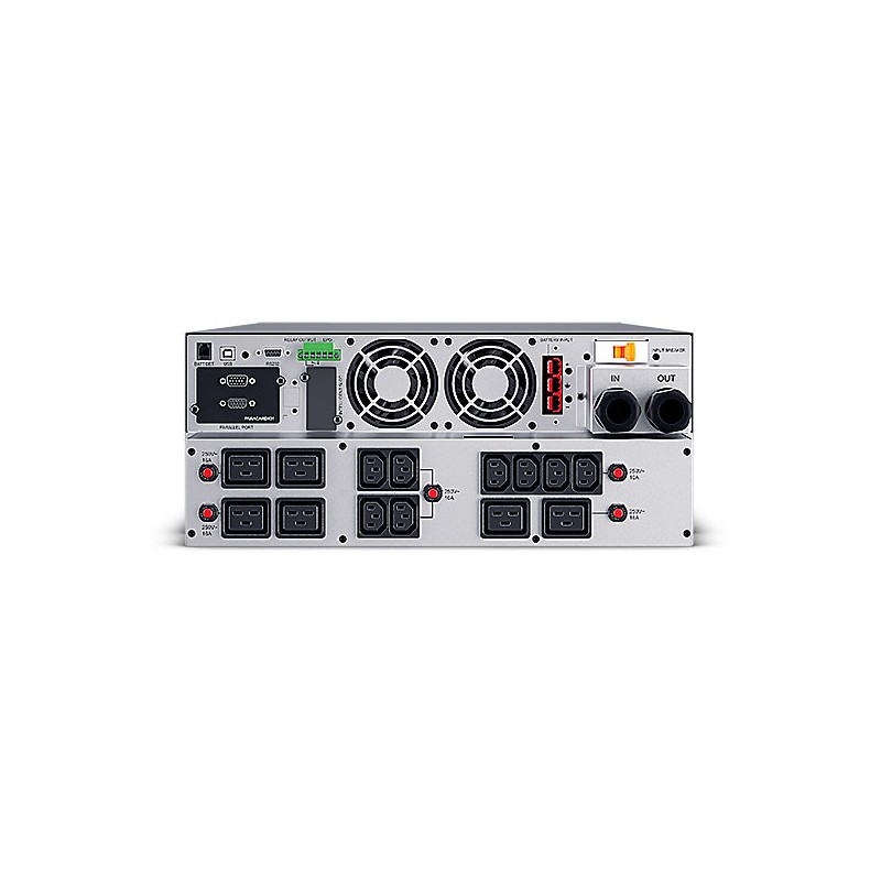 CyberPower USV, OLS Tower/19"-Serie, 4000VA/3800W, 4HE, On-Line, LCD, USB/RS232, 1-phasig - 228538 - 3