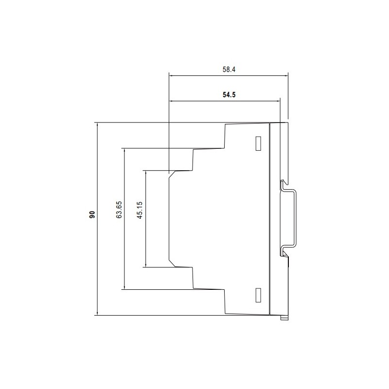 Mean Well power supply - 12V 24W DIN rail - 158563 - 2