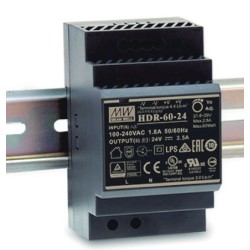 Mean Well power supply - 12V 60W DIN rail - 166188 - 1