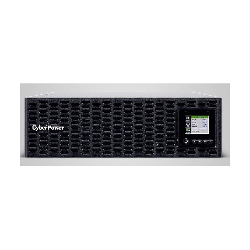 CyberPower USV, OL Tower/19"-Serie, 6000VA/6000W, 3HE, On-Line, LCD, USB/RS232, ext. Runtime inkl. RMCARD205, 1-phasig - 232613 