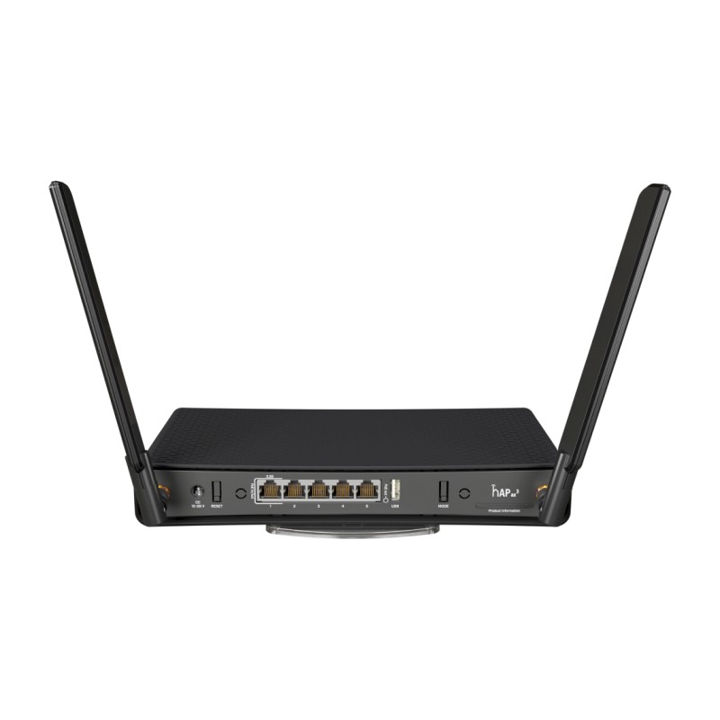 MikroTik home AX Access Point C53UiG+5HPaxD2HPaxD, hAP ax³, 2.4/5 GHz AX, 4x Gigabit, 1x 2.5GB, Tower Case - 213090 - 1