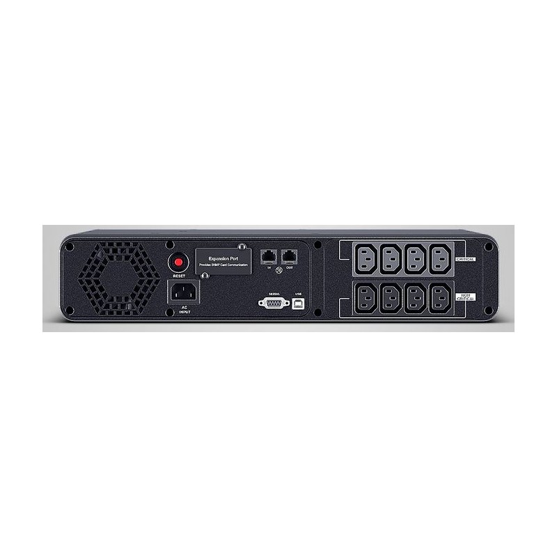 CyberPower USV, PFC-Serie, 19" 2HE, 1600VA/1000W, Line-Interactive, reiner Sinus, USB/RS232, - 234741 - 2