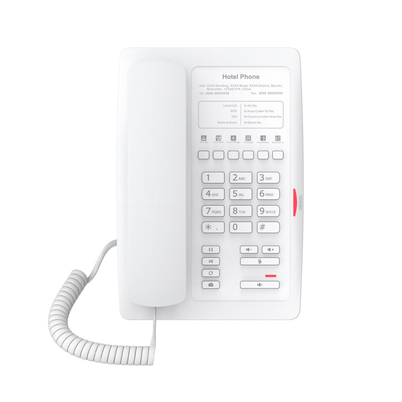 Fanvil H3-White, H3 White Hospitality Phone / SIP - 193162 - 3