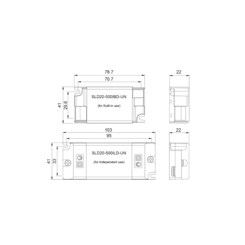 Synergy 21 LED ceiling recessed spot Helios power supply DALI DIM SELF - 232625 - 2