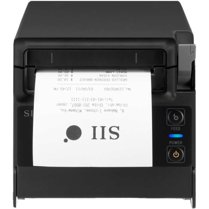 Cash register printer/receipt printer Seiko RP-F10, LAN/USB-A, black (RP-F10-K27J1-3 10819) - 198263 - 2