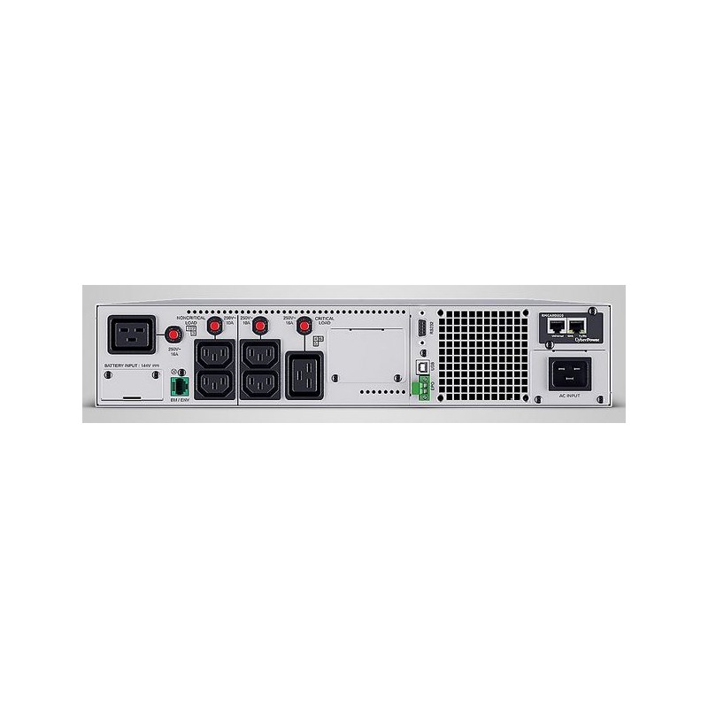 CyberPower USV, OL Tower/19"-Serie, 3000VA/3000W, 2HE, On-Line, LCD, USB/RS232, ext. Runtime, inkl. RMCARD205, 1-phasig - 245668