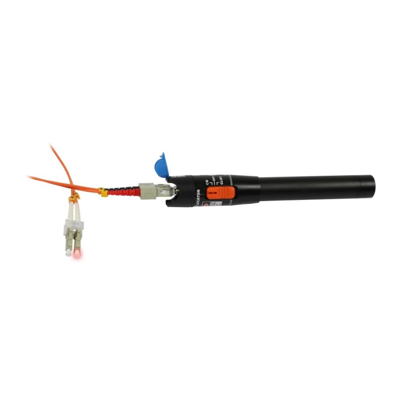 LWL Fiber Checker/Prüfer, Laserlicht, VFL für SM/MM für 1,25/2,5mm Ferrulen, bis ca. 10km, Tester, Synergy 21, - 183862 - 3
