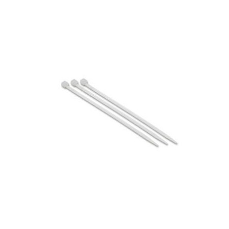ALLNET 19"zbh. Kabelbinder, L200xB3,6mm, 100er Pack, Transparent, Synergy 21 - 184201 - 1