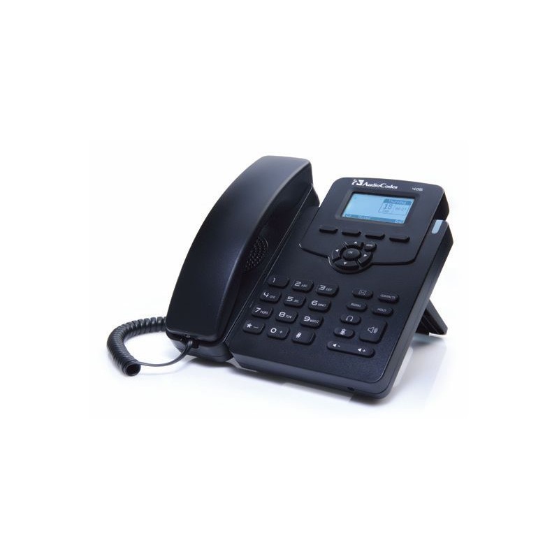 AudioCodes 405HD IP-Phone PoE GbE black - 193801 - 1