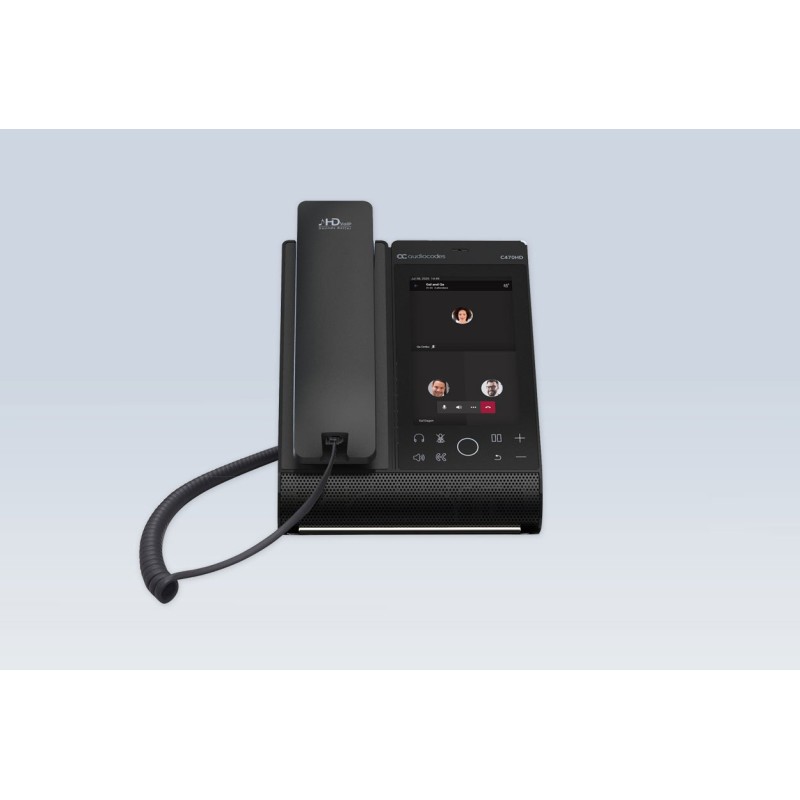 AudioCodes Teams C470HD Total Touch IP-Phone PoE GbE - 195535 - 1
