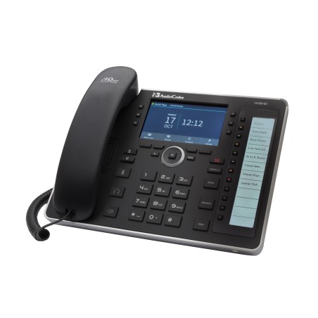 AudioCodes IP445HD IP-Phone PoE GbE black with integrated BT and WiFi - 195696 - 1
