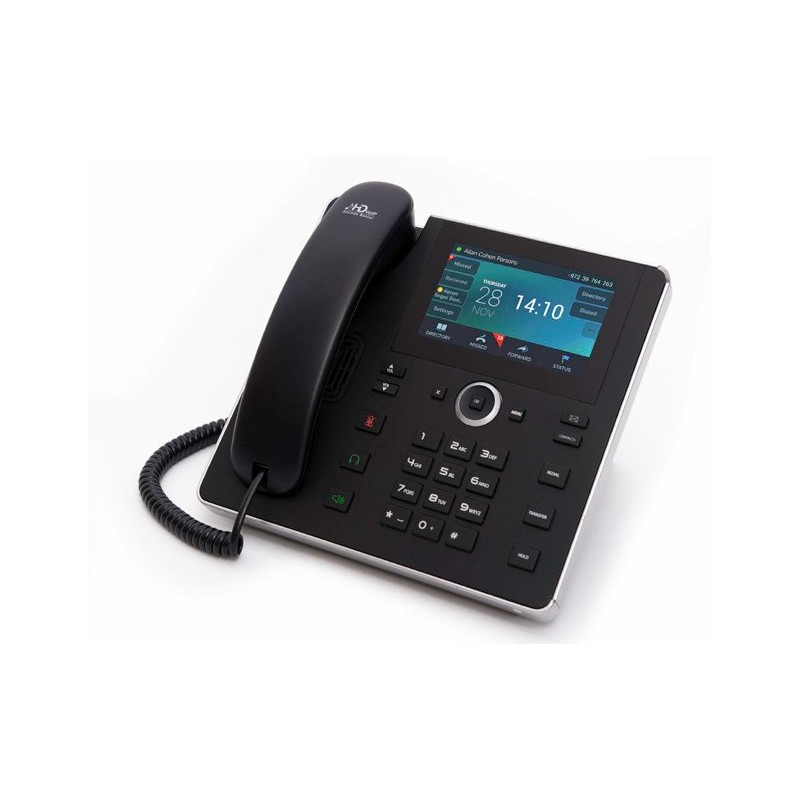 AudioCodes Teams C455HD IP-Phone PoE GbE black with integrated BT and Dual Band Wi-Fi - 206083 - 1