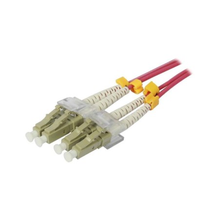 LWL-2-Faser-Patchk. 0.25mtr.LC-LC, 50/125um,OM4, AD2mm, Synergy 21 - 233416 - 1