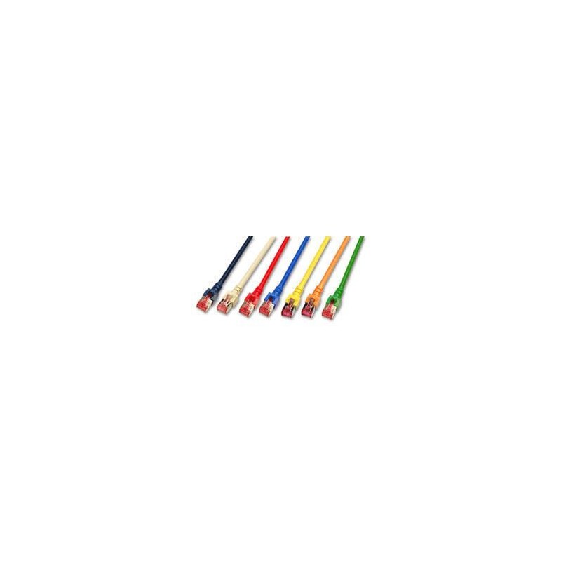 Patch cable RJ45, CAT6 250Mhz, 25m yellow, S-STP(S/FTP), LSOH - 35694 - 1