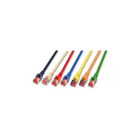 Patch cable RJ45, CAT6 250Mhz, 7.5m red, S-STP(S/FTP), LSOH - 38851 - 1