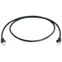 Telegärtner Patchkabel CAT6A, 0.5m, Schwarz, 500MHz, S-STP( - 62617 - 1