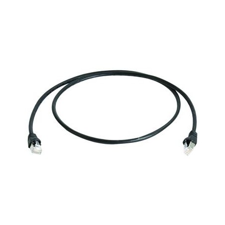 Telegärtner Patchkabel CAT6A, 0.5m, Schwarz, 500MHz, S-STP( - 62617 - 1
