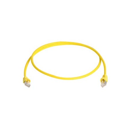 Telegärtner patch cable CAT6A, 5m, yellow, 500MHz, S-STP(S/FTP - 62641 - 1