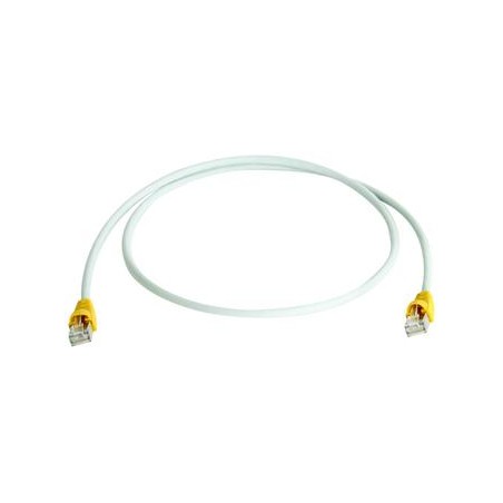 Telegärtner Patchkabel CAT6A, 0.5m Grau-Cross GBE, 500MHz, - 62679 - 1