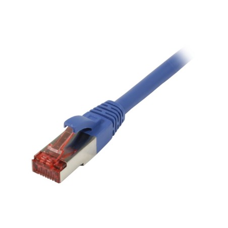 Patchkabel RJ45, CAT6 250Mhz, 0.5m blau, S-STP(S/FTP), LSZH, Synergy 21, - 76122 - 1