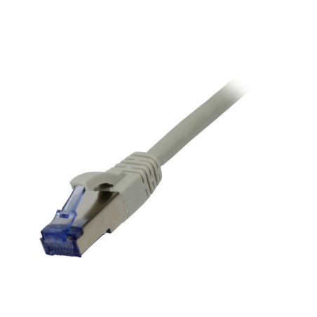 Patch cable RJ45, CAT6A 500Mhz, 0.25m, gray, S-STP(S/FTP), AWG26, LSZH, Synergy 21 - 86670 - 1