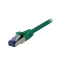 Patch cable RJ45, CAT6A 500Mhz, 0.25m, green, S-STP(S/FTP), AWG26, LSZH, Synergy 21 - 86700 - 1
