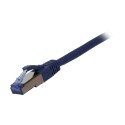 Patch cable RJ45, CAT6A 500Mhz, 0.5m, blue, S-STP(S/FTP), AWG26, LSZH, Synergy 21 - 86716 - 1