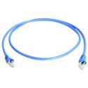 Telegärtner patch cable CAT6A, 0.25m, blue, 500MHz, S-STP(S/ - 87377 - 1