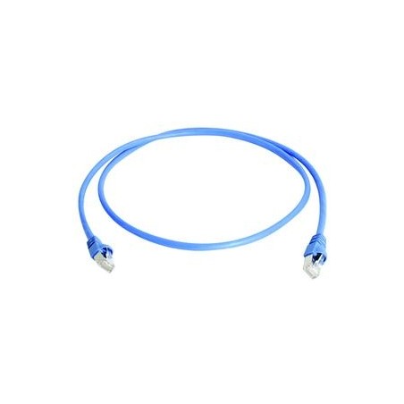 Telegärtner patch cable CAT6A, 0.25m, blue, 500MHz, S-STP(S/ - 87377 - 1