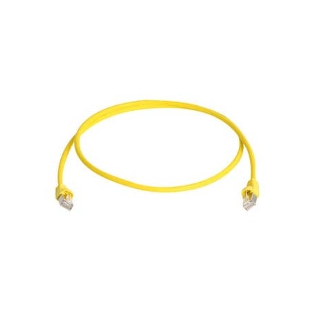 Telegärtner patch cable CAT6A, 0.25m, yellow, 500MHz, S-STP(S/ - 87378 - 1