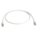 Telegärtner patch cable CAT6A, 0.25m, white, 500MHz, S-STP(S - 87380 - 1