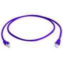 Telegärtner Patchkabel CAT6A, 0.25m, Lila, 500MHz, S-STP(S/ - 87381 - 1