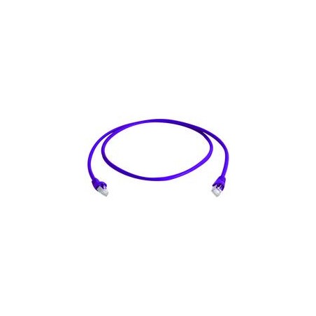 Telegärtner Patchkabel CAT6A, 0.25m, Lila, 500MHz, S-STP(S/ - 87381 - 1