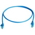 Telegärtner Patchkabel CAT6A, 0.5m, Blau, 500MHz, S-STP(S/F - 125317 - 1