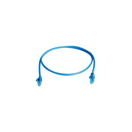 Telegärtner Patchkabel CAT6A, 0.5m, Blau, 500MHz, S-STP(S/F - 125317 - 1