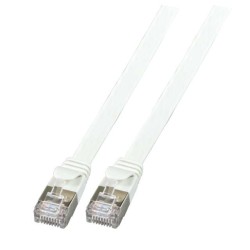 Patchkabel RJ45, CAT6A 500Mhz, 1.5m, grau, U/FTP, flach, - 152274 - 1
