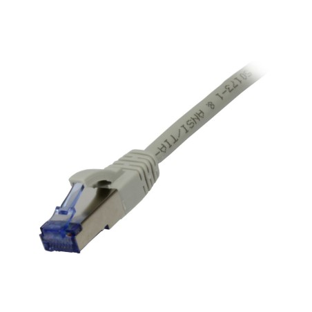 Patchkabel RJ45, CAT6A 500Mhz, 3m, grau, S-STP(S/FTP), Komponent getestet(GHMT certified), AWG26, Synergy 21 - 166257 - 1