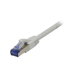 Patchkabel RJ45, CAT6A 500Mhz, 1.0m, weiss, S-STP(S/FTP), Komponent getestet(GHMT certified), AWG26, Synergy 21 - 166287 - 1