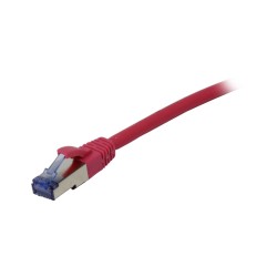 Patch cable RJ45, CAT6A 500Mhz, 0.5m, pink, S-STP(S/FTP), component tested(GHMT certified), AWG26, Synergy 21 - 166308 - 1