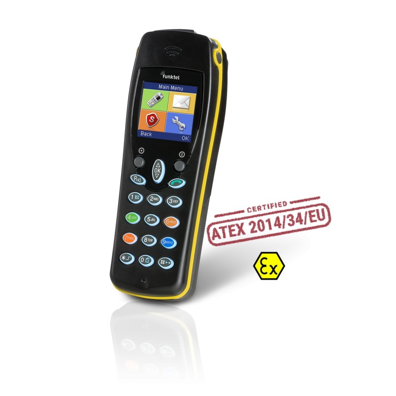 Funktel FC4Ex DECT handset with ATEX protection (FC4 Ex HS Set) - 206583 - 1