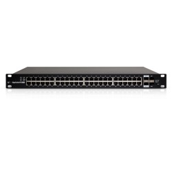 Ubiquiti EdgeSwitch 48 / 48 Gigabit RJ45 Ports / 2 SFP+ Ports / 2 SFP Ports / 500W / PoE+ / ES-48-500W - 113214 - 1